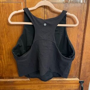 lululemon athletica wunder train racer back tank Black